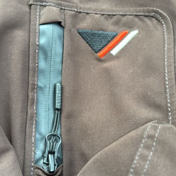 Superdry Windcheater Jacket Coat Brown Size Large - Picture 10 of 11